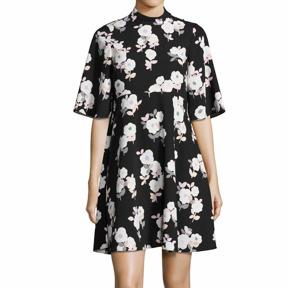 kate spade Dresses & Skirts - Kate Spade floral black half sleeve shift dress